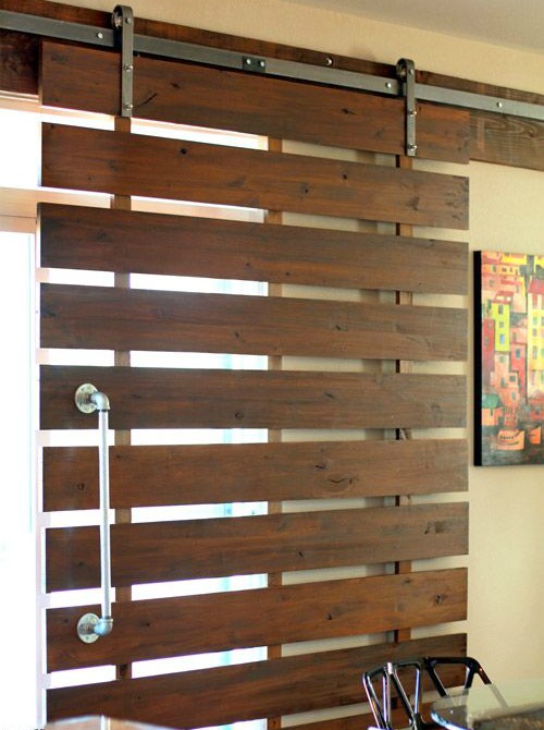8 puertas espectaculares hechas con madera de palet – I Love Palets
