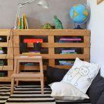muebles con palets para niños