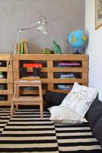 muebles con palets para niños