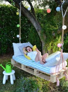 muebles con palets para niños