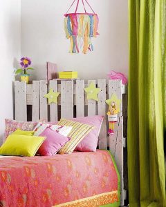 muebles con palets para niños