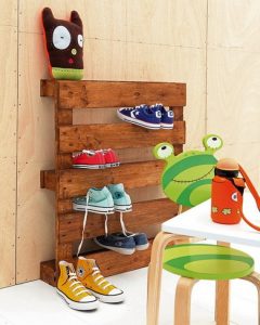 muebles con palets para niños