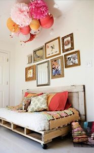 muebles con palets para niños