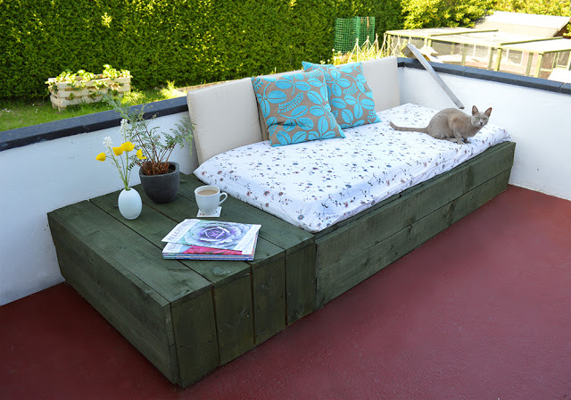 sofá de palets para la terraza