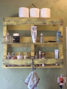 muebles de palets para cuarto de baño