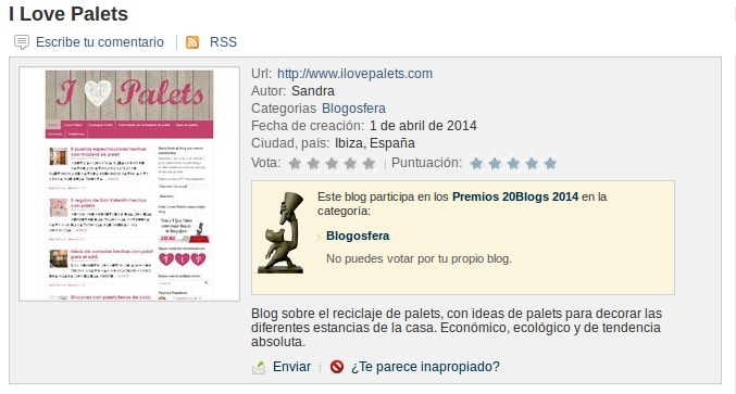 Vota I Love Palets