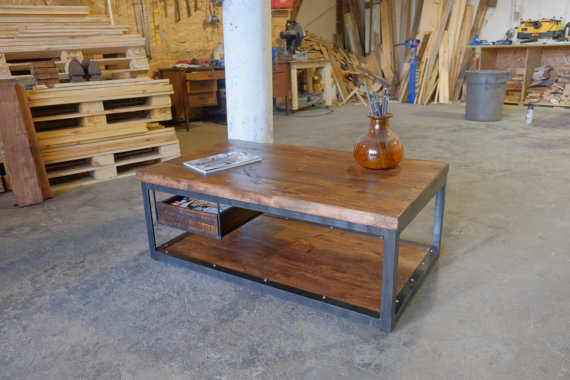 mesa de palets para salón