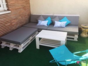 conjunto terraza palets
