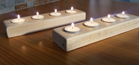 decoración navideña con palets