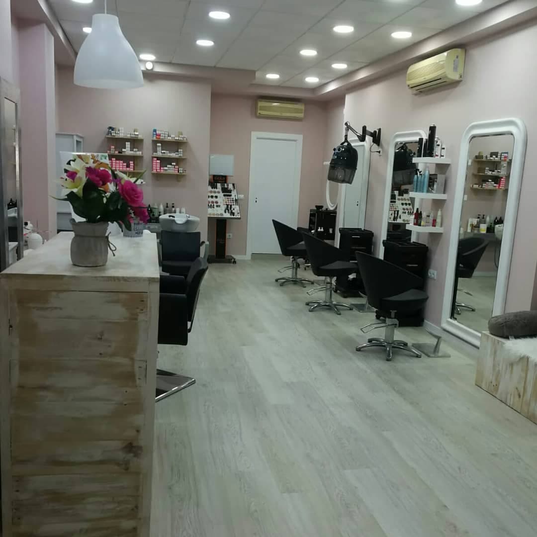 muebles de palet para peluquería