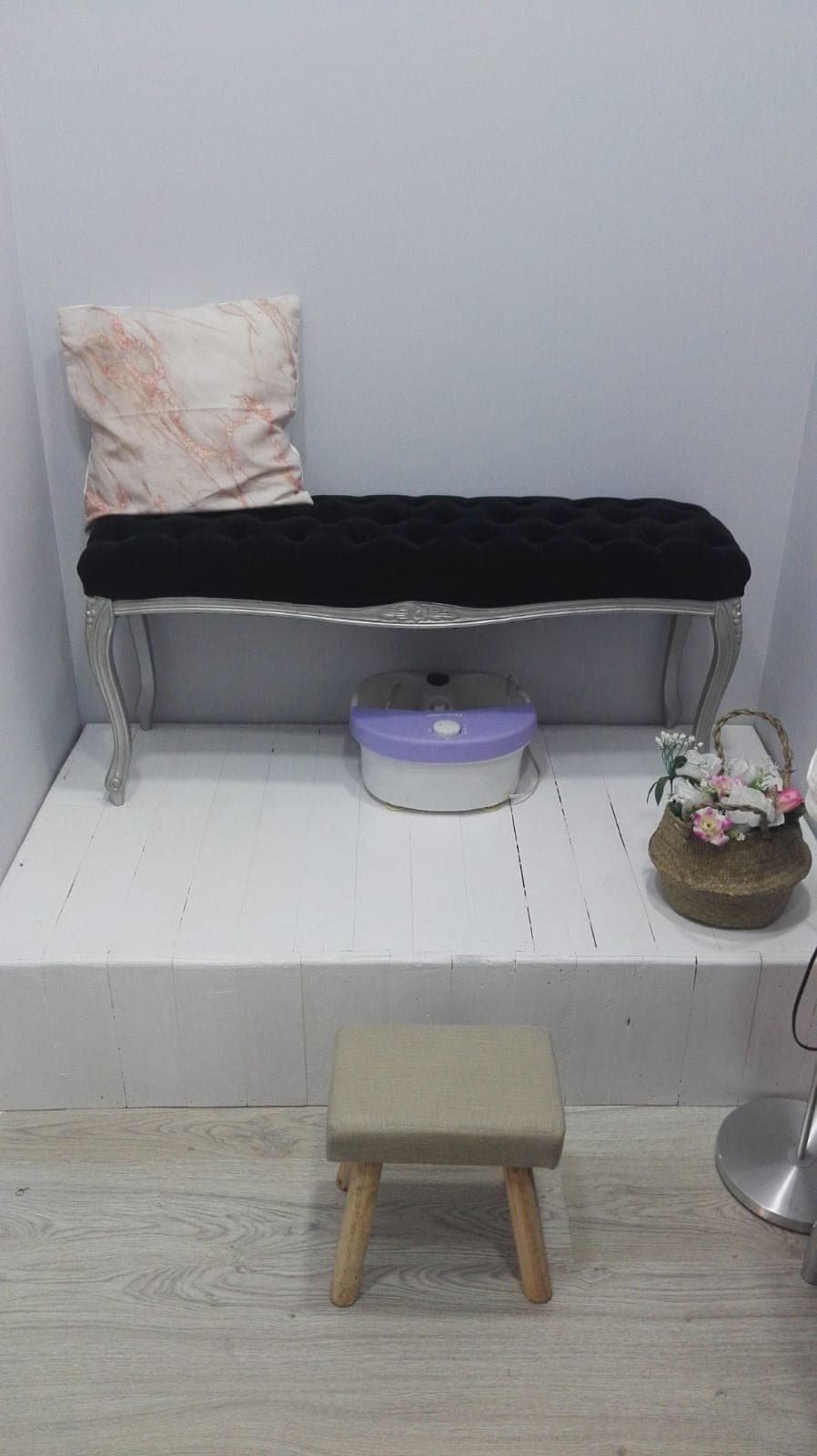 muebles de palet para peluquería