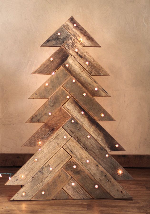 hacer árbol de navidad con palets